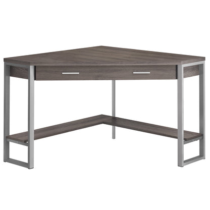 42" Taupe Corner Computer Desk