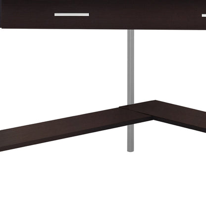 42" Taupe Corner Computer Desk