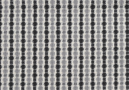 18" X 18" Taupe Polyester Striped Zippered Pillow
