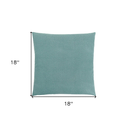 18" X 18" Light Gray Polyester Interlocking Zippered Pillow