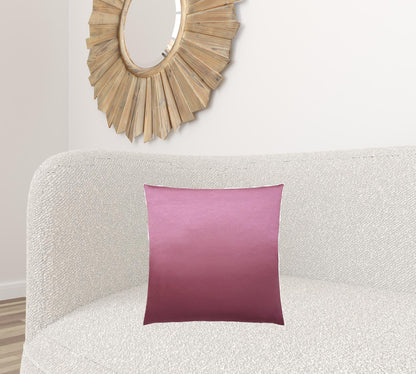 18" X 18" Gold Polyester Zippered Pillow