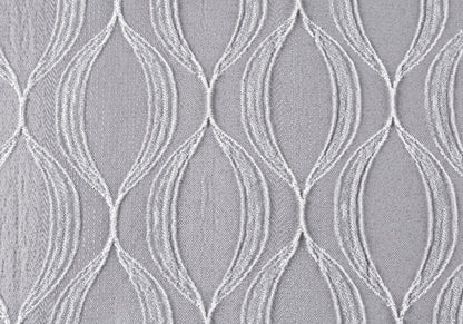 18" X 18" Taupe Polyester Ogee Zippered Pillow