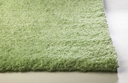5'X7' Spearmint Green Indoor Shag Rug
