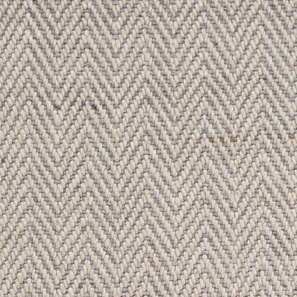 8'X10' Oatmeal Beige Hand Woven Herringbone Indoor Area Rug