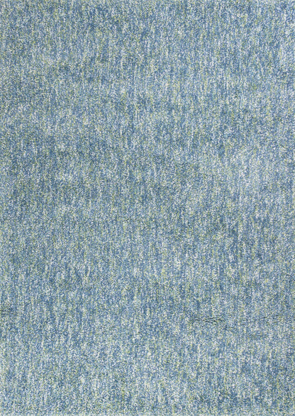 8' Round  Polyester Seafoam Heather Area Rug
