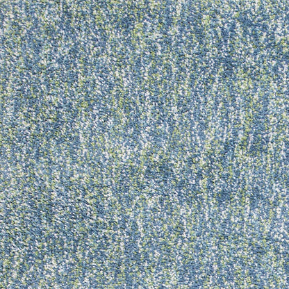 8' Round  Polyester Seafoam Heather Area Rug
