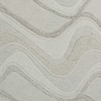 8' X 10' 6 Wool Ivory  Area Rug