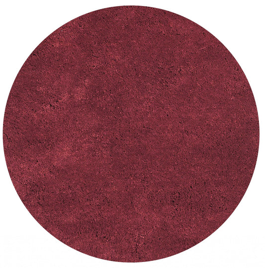 8' X 10' Polyester Red Area Rug