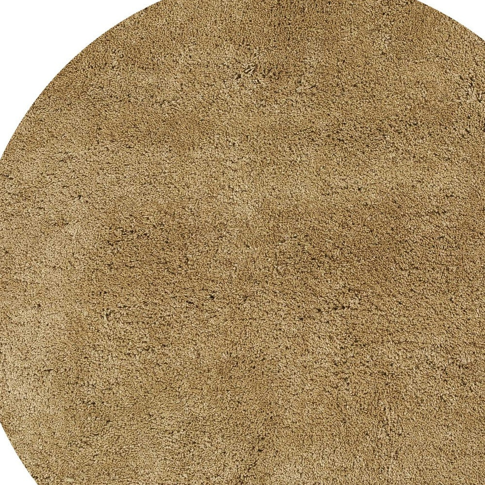 8'X11' Gold Indoor Shag Rug