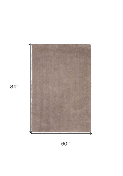 9' X 13' Polyester Beige Area Rug
