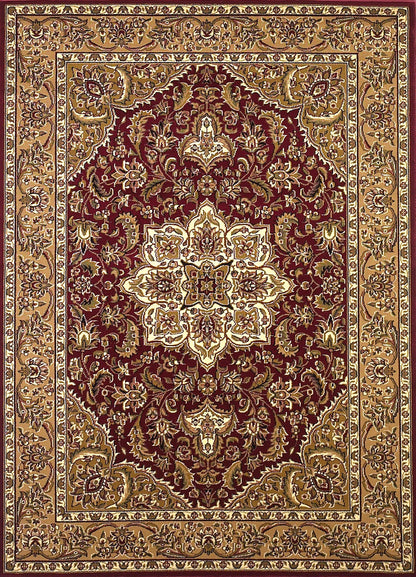 7' X 10'  Polypropylene Red Or  Beige Area Rug