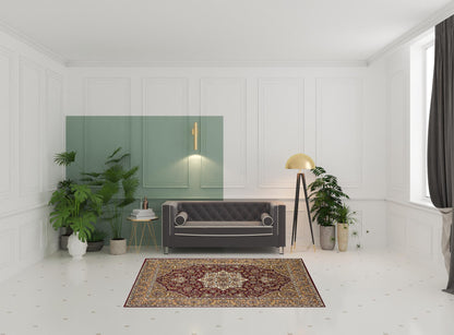 7' X 10'  Polypropylene Red Or  Beige Area Rug