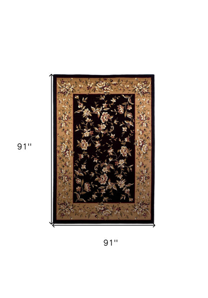9' X 13'  Polypropylene Black Or  Beige Area Rug