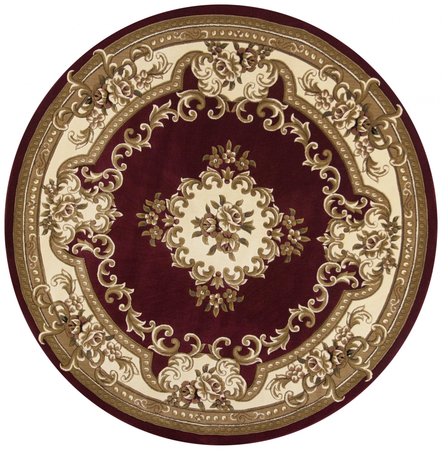 7' X 10'  Polypropylene Redor Ivory Area Rug