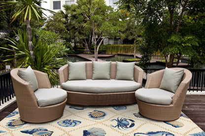 2' X 3' Uv Treated Polypropylene Sand Accent Rug