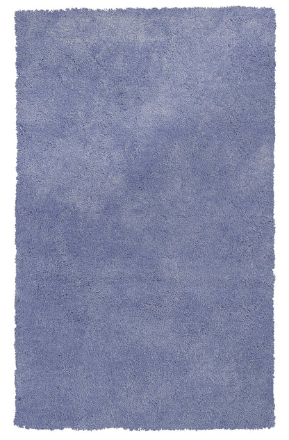 8' Round  Polyester Purple Area Rug