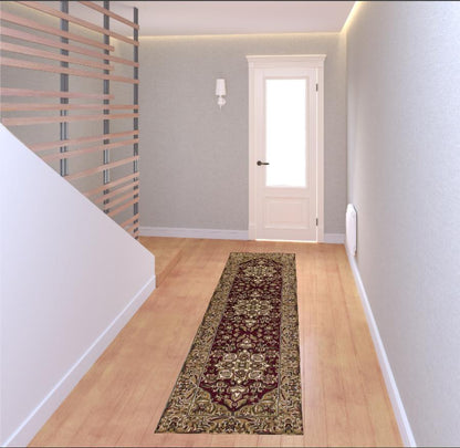 7' X 10'  Polypropylene Red Or  Beige Area Rug