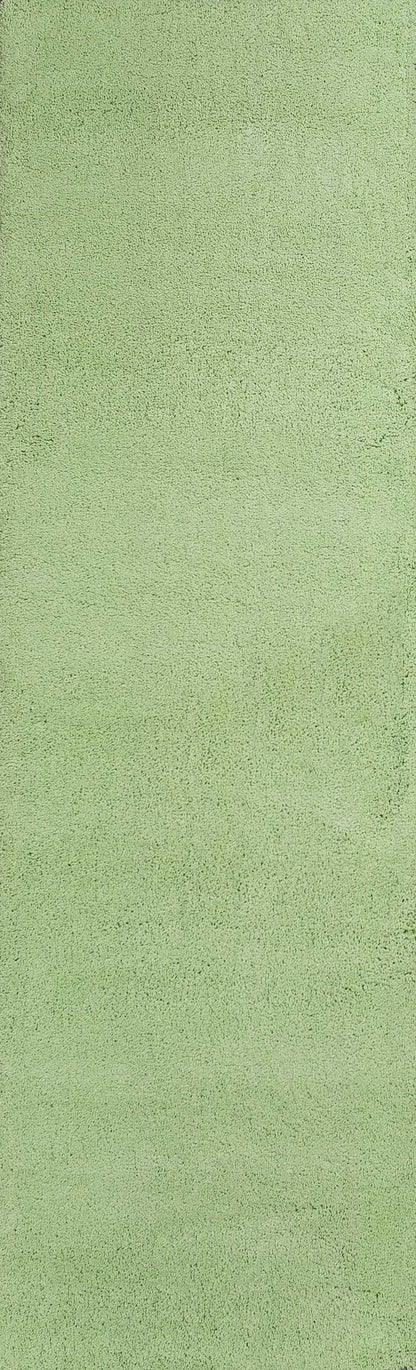 5'X7' Spearmint Green Indoor Shag Rug
