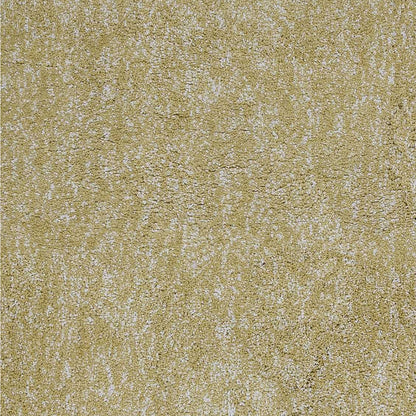 8' Round  Polyester Yellow Heather Area Rug