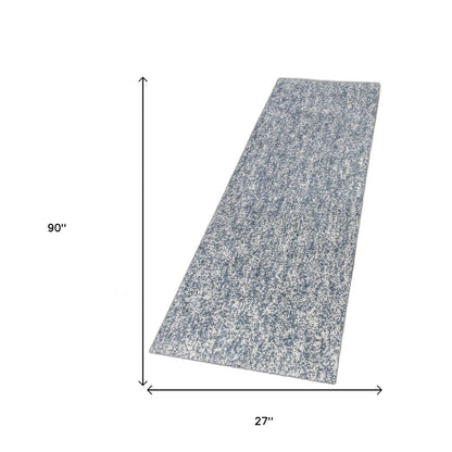 3'X5' Slate Heather Indoor Shag Rug
