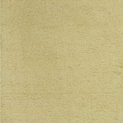 6' Round  Polyester Canary Yellow Area Rug