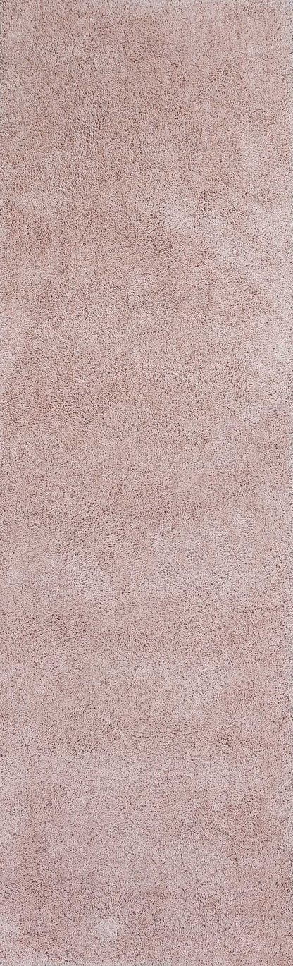 6' Rose Pink Round Indoor Shag Rug