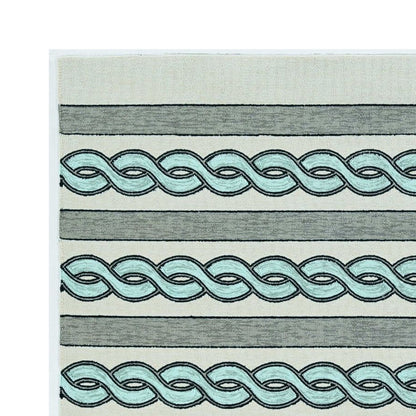 6' X 9'  Uv Treated Polypropylene Ivory Or Spa Area Rug