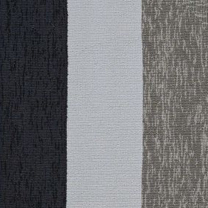 8' X 11'  Uv Treated Polypropylene Charcoal Area Rug