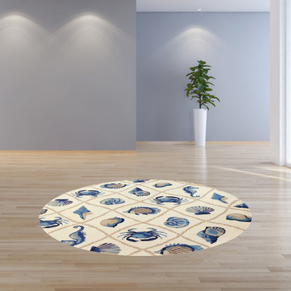 2' X 3' Uv Treated Polypropylene Sand Accent Rug