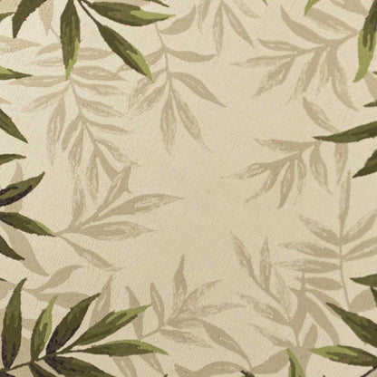 5' X 7' Sand Leaves Uv Treated Indoor Outdoor Area Rug