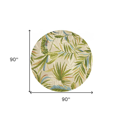 3' X 5' Sand Tropical Uv Treated Area Rug