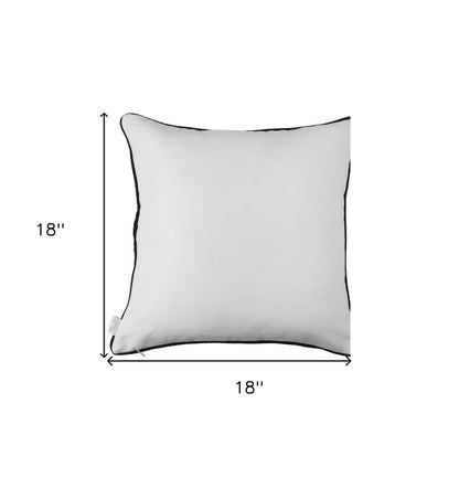 Square Abstract Geo Decorative Throw Pillow Cover