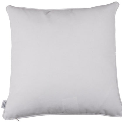 Blue Watercolor Wild Flower Decorative Throw Pillow Cover