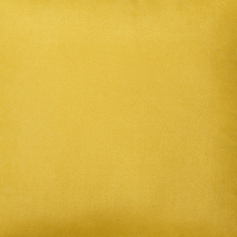 Set Of 2 Yellow Brushed Twill Decorative Throw Pillow Covers