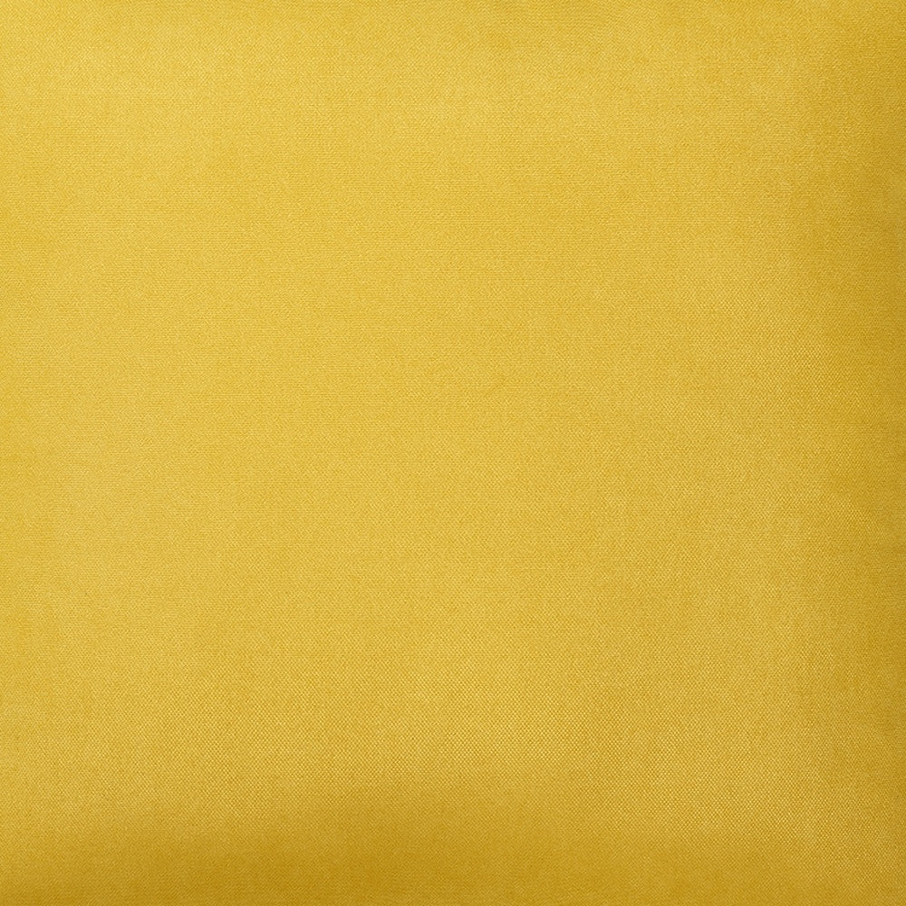Set Of 2 Yellow Brushed Twill Decorative Throw Pillow Covers