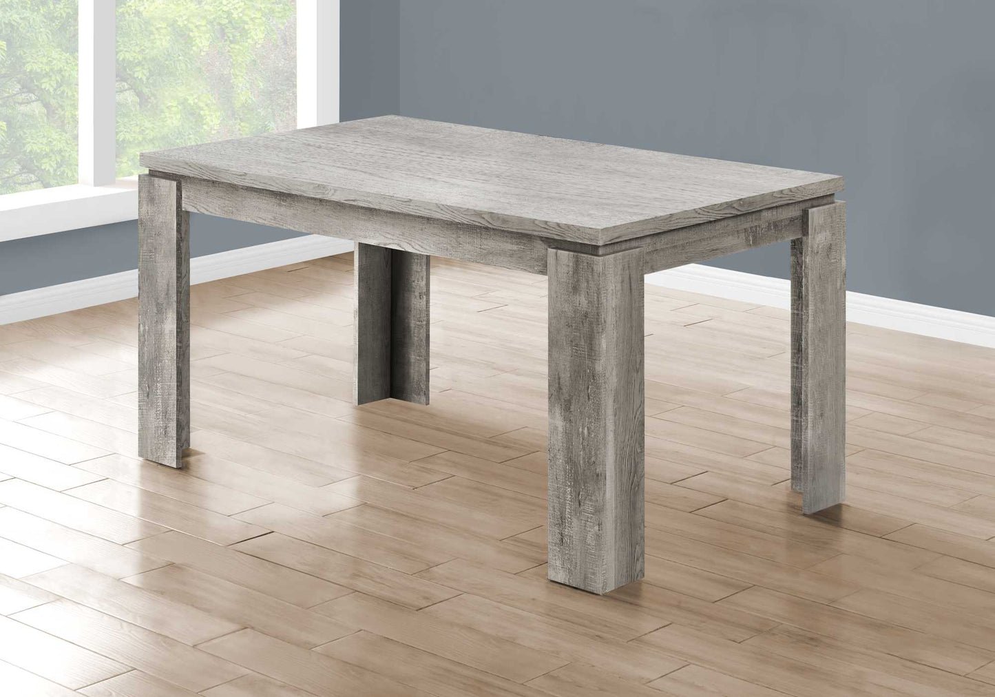 36" Gray Dining Table