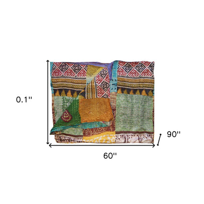 60" X 90" Silk Multicolor Throws