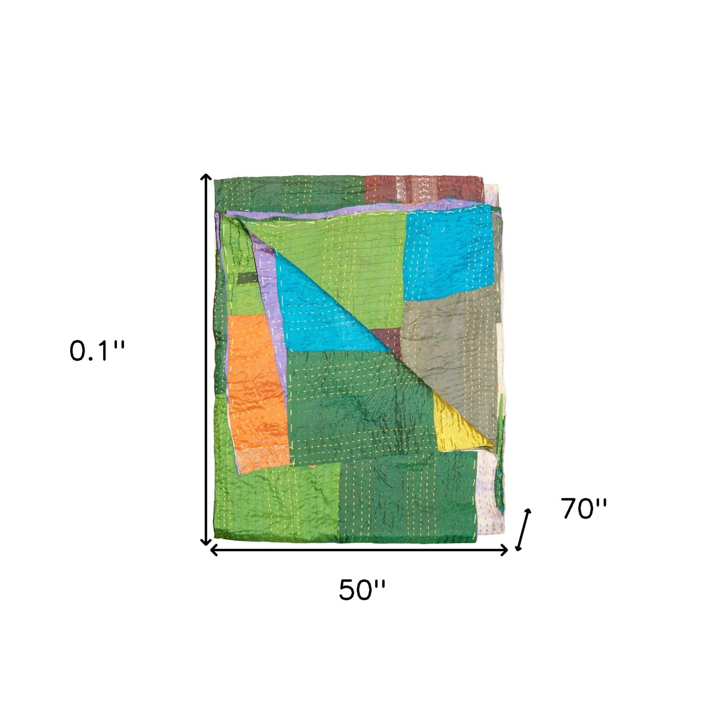 50" X 70" Silk Multicolor Throws