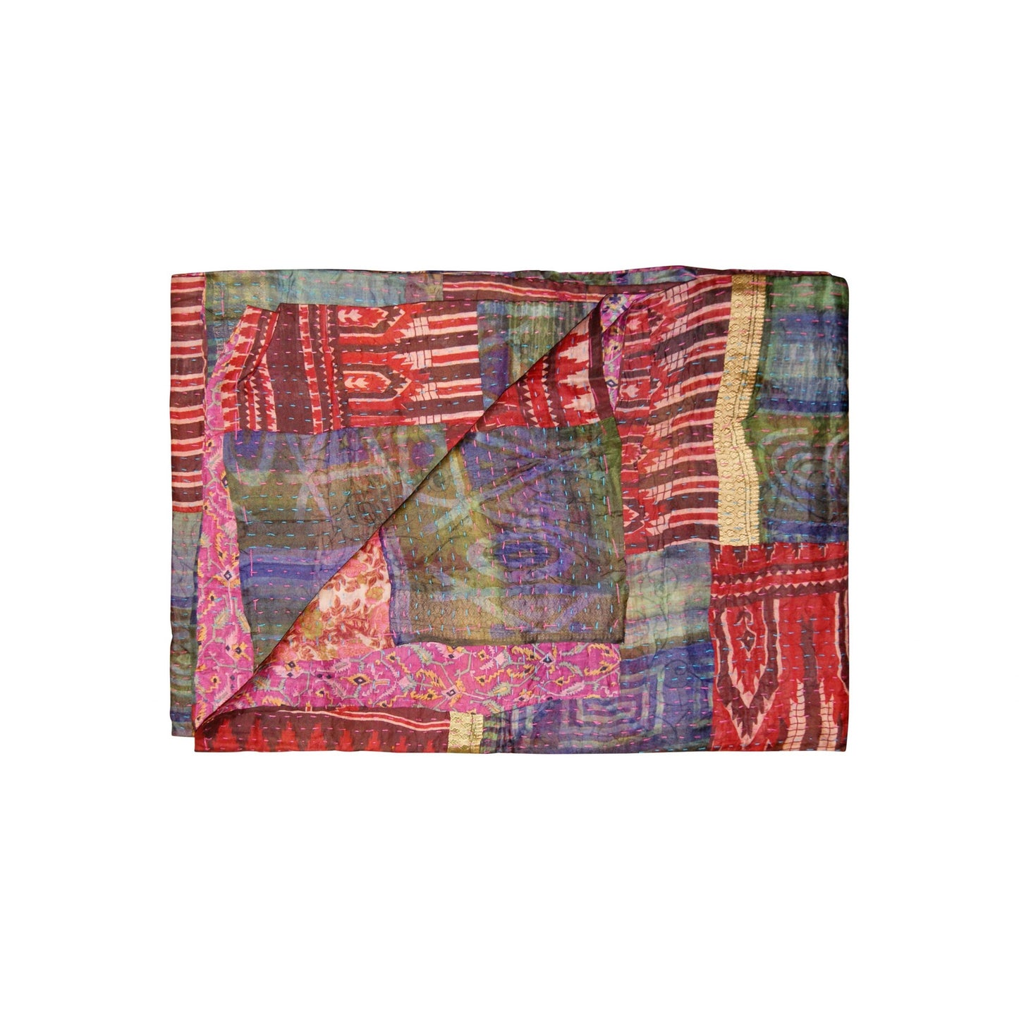 50" X 70" Silk Multicolor Throws