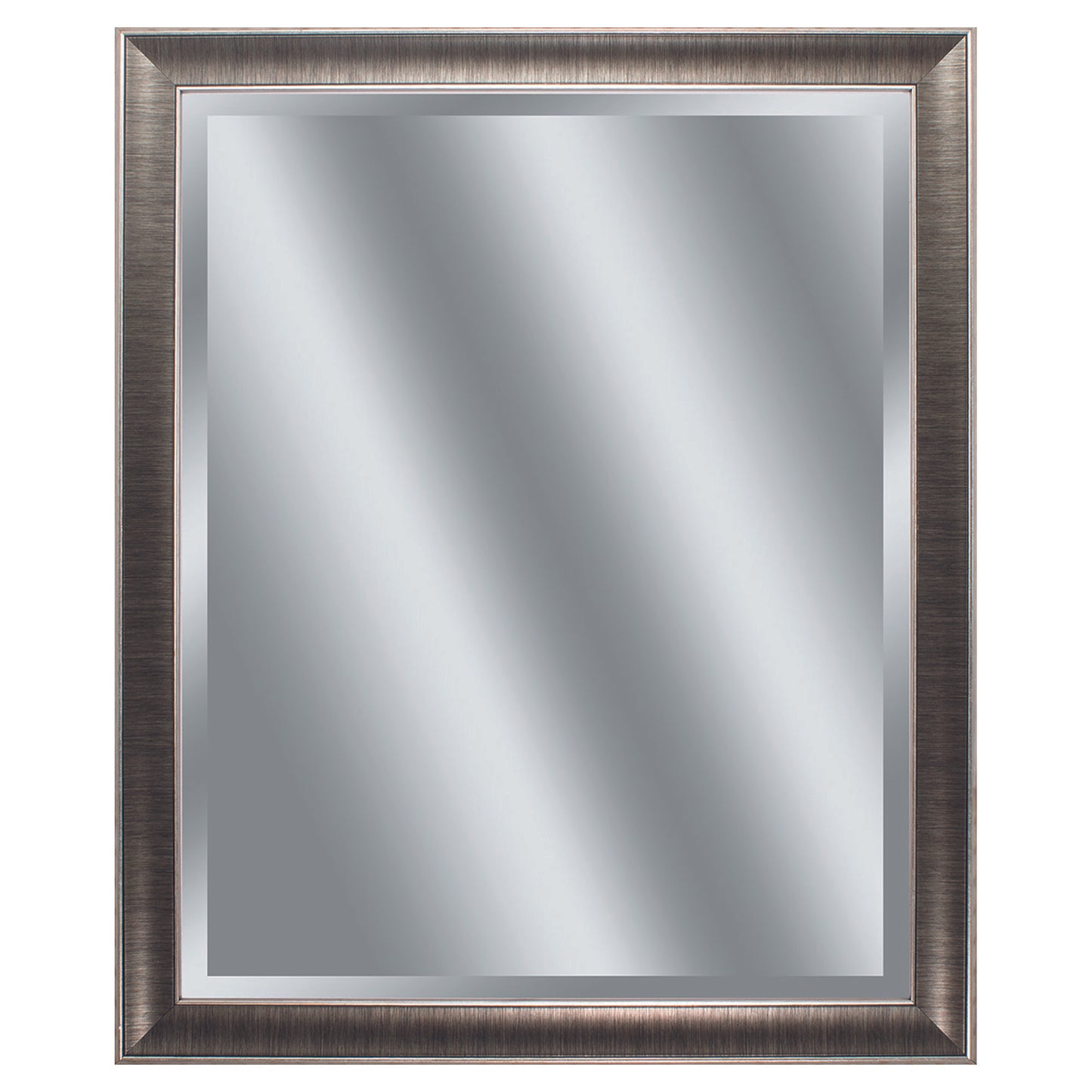 34" Rectangle Wall Mounted Accent Mirror With Frame
