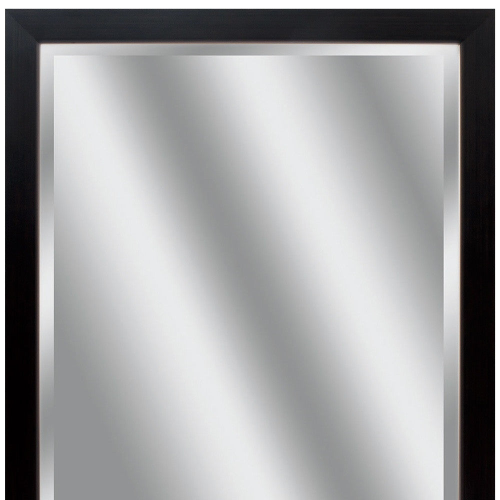26" Rectangle Wall Mounted Accent Mirror With Frame