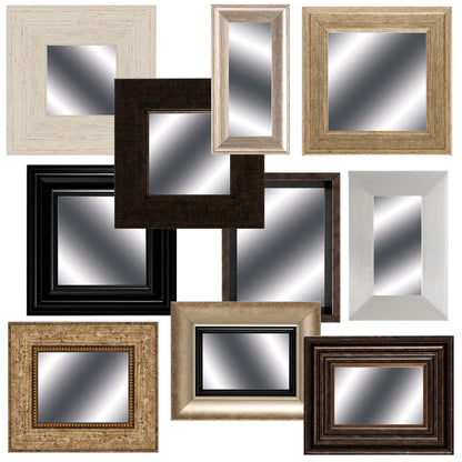 Set Of 10 Mismatched Mirrors Wall Art