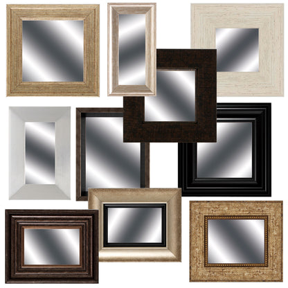 Set Of 10 Mismatched Mirrors Wall Art