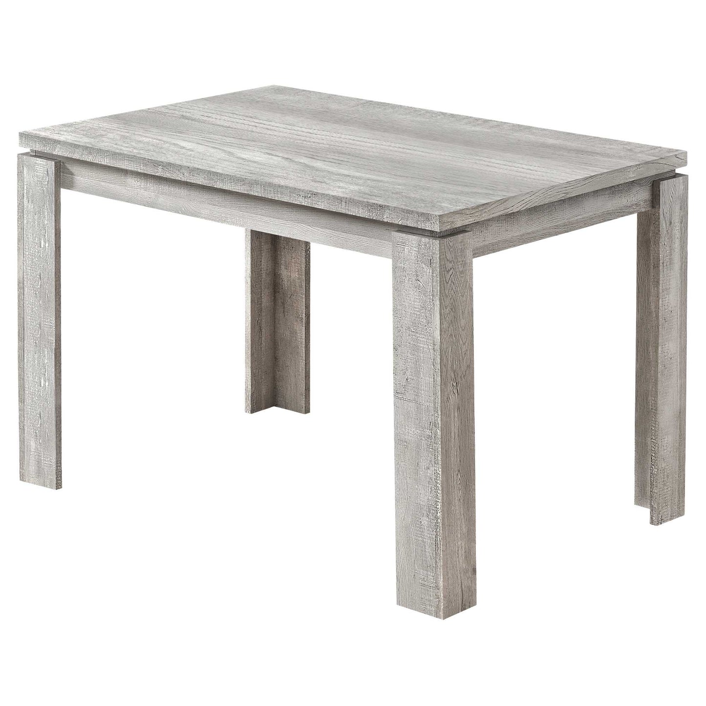 47" Gray Dining Table