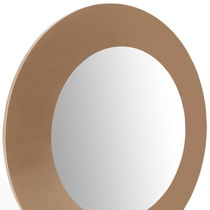 Gold Round Accent Mirror