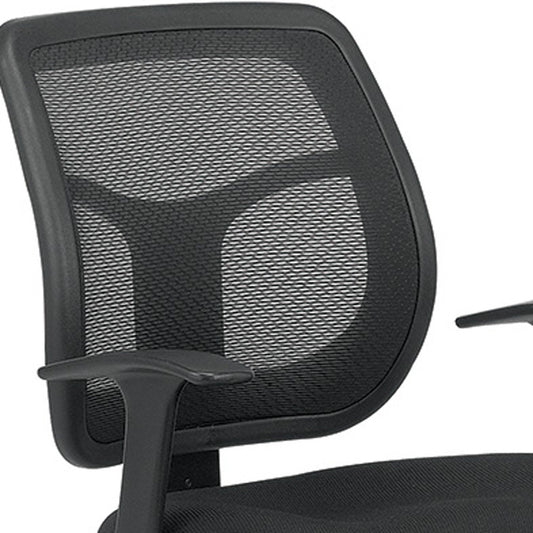 Black Swivel Mesh Office Chair