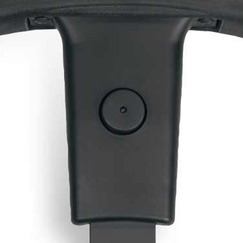 Black Adjustable Armrests Chair Frame