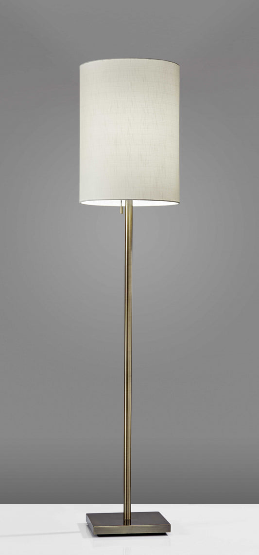 Floor Lamp Classic Silhouette Brass Metal
