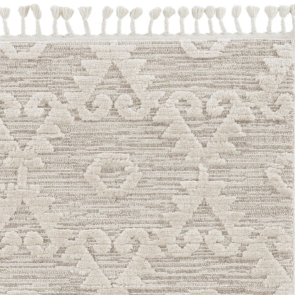 7'X10' Blue Hand Woven Wool And Jute Indoor Area Rug