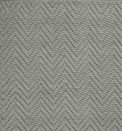 2'X4' Grey Heather Hand Woven Herringbone Jute Indoor Accent Rug